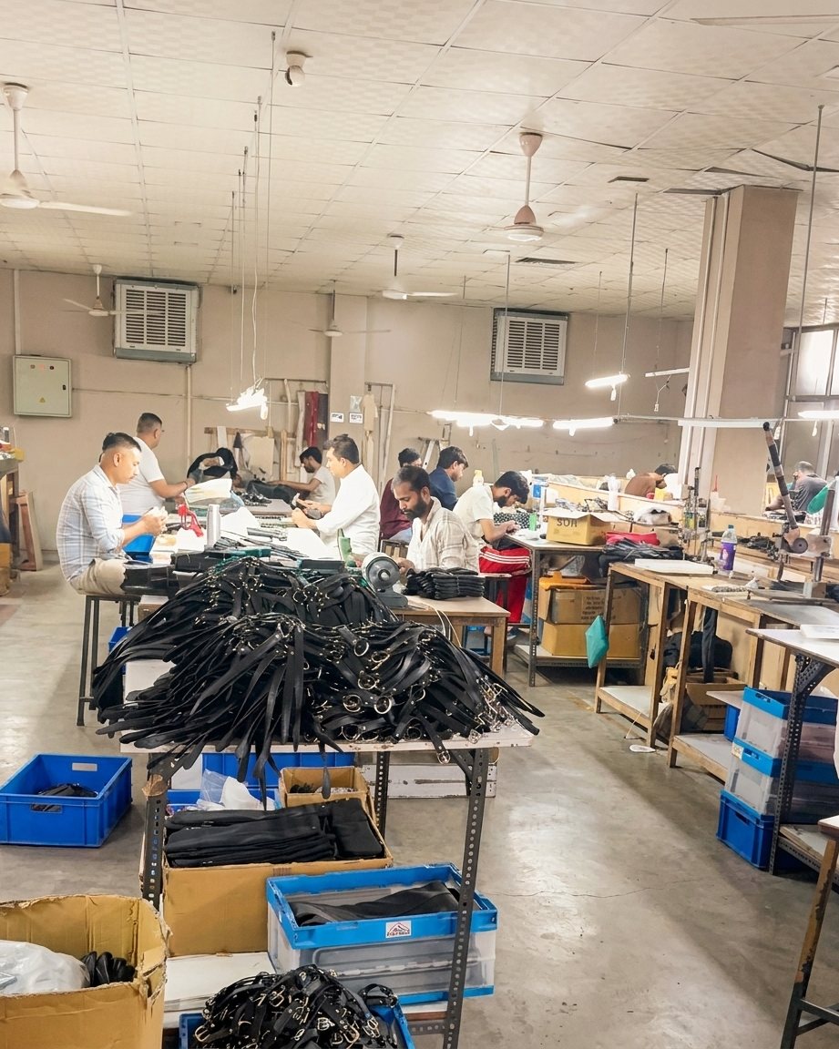 Assembly and inspection floor before packing